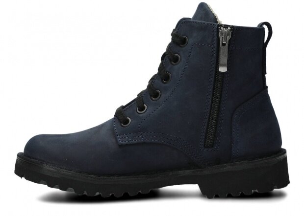 Hiking boot NAGABA 094 navy blue crazy leather
