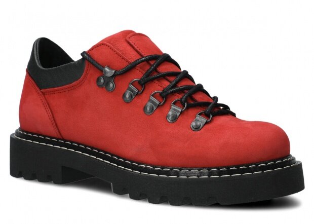 Shoe EVENEMENT EV902 red samuel leather