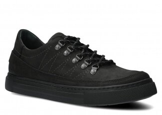Men's shoe NAGABA 463<br /> black crazy leather