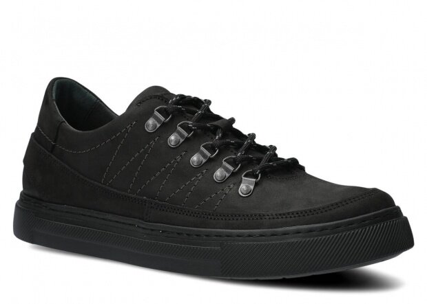 Men's shoe NAGABA 463 black crazy leather