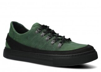 Men's shoe NAGABA 463<br /> green crazy leather