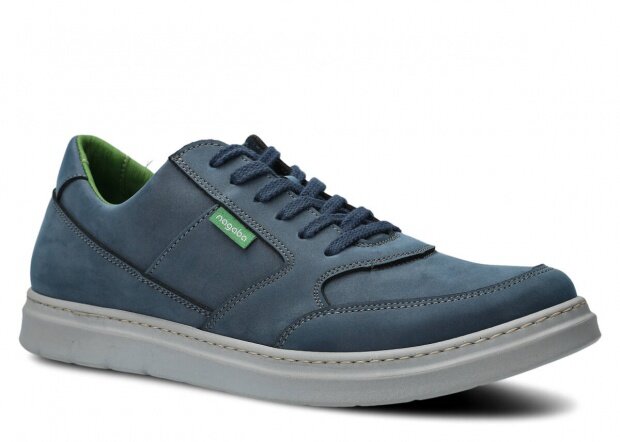 Men's shoe NAGABA 438 navy blue vegan