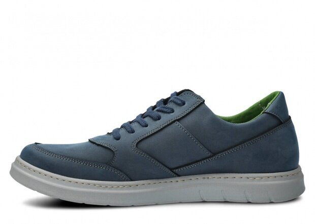 Men's shoe NAGABA 438 navy blue vegan