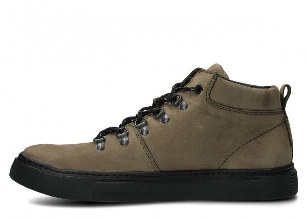 Men's trekking ankle boot NAGABA 4181 khaki samuel leather