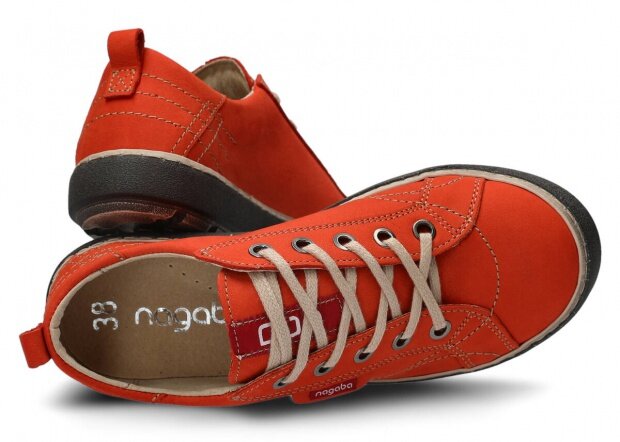 Shoe NAGABA 243 poppy campari leather