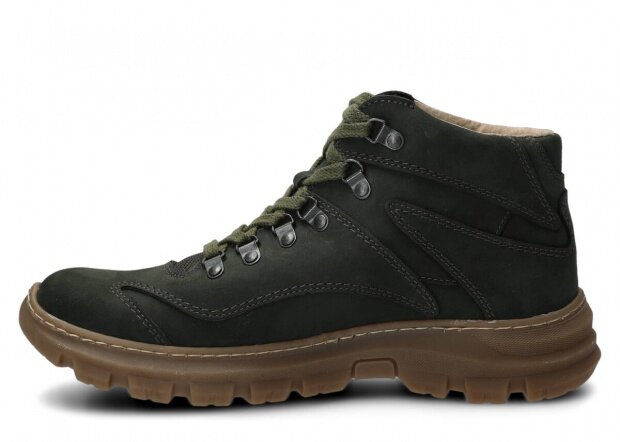 Men's ankle boot NAGABA 404 khaki crazy leather