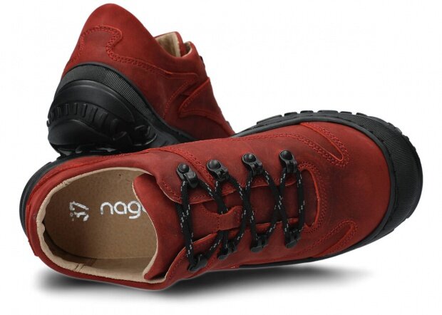 Trekking shoe NAGABA 255 red barka leather