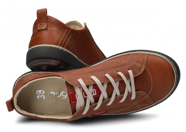 Shoe NAGABA 243 ginger rustic leather