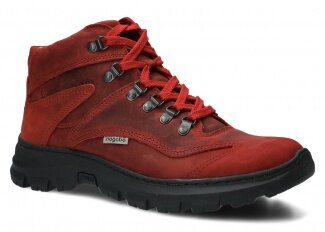 Men's ankle boot NAGABA 404 red crazy leather