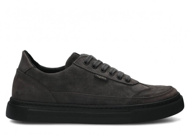 Men's shoe NAGABA 464 graphite velours leather
