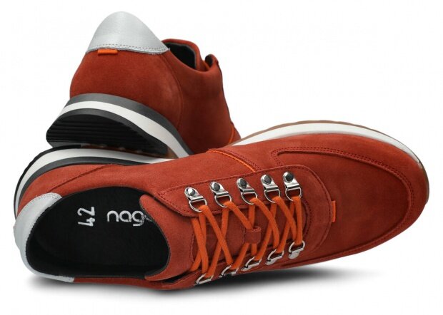 Men's shoe NAGABA 460 ginger velours leather