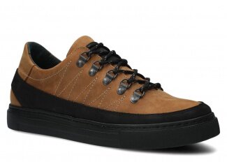 Men's shoe NAGABA 463<br /> brown crazy leather
