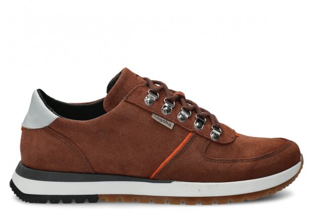 Men's shoe NAGABA 460 brown velours leather