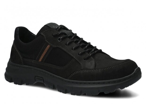Men's shoe NAGABA 465 black crazy leather