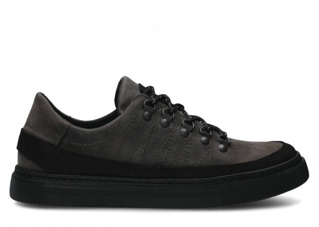 Men's shoe NAGABA 463 graphite crazy leather