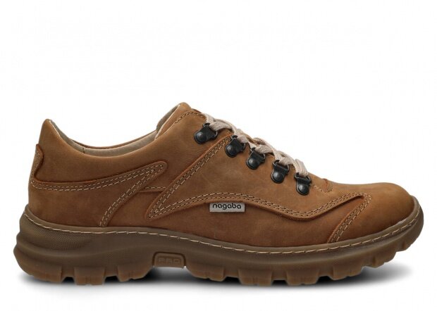 Men's shoe NAGABA 470 brown crazy leather