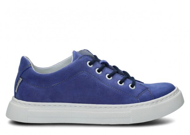 Shoe NAGABA 607 blue parma leather