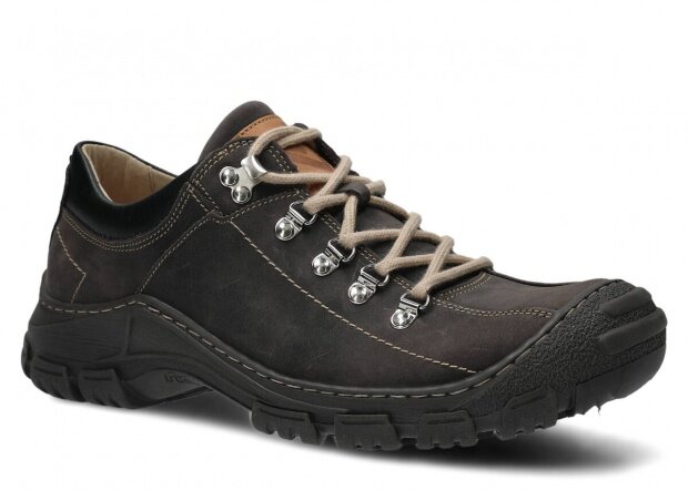 Men's trekking shoe NAGABA 455 HOCZ graphite crazy leather