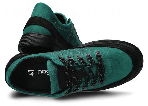 Men's shoe NAGABA 463 emerald crazy leather