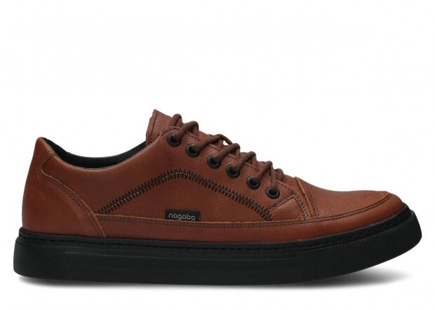 Men's shoe NAGABA 462 brown cloud leather