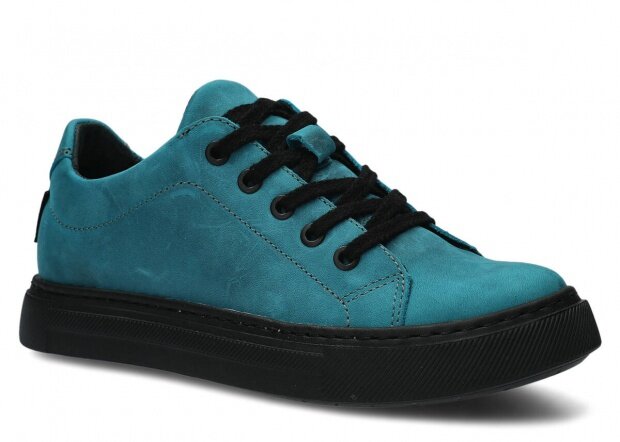 Shoe NAGABA 607 turquoise crazy leather