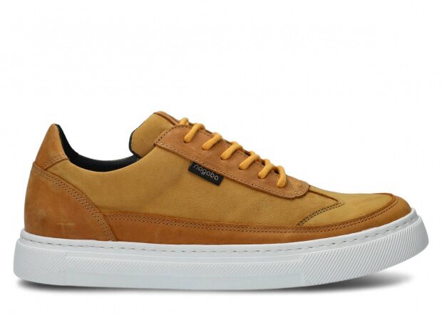 Men's shoe NAGABA 464 yellow samuel leather