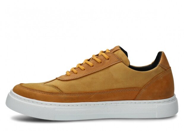 Men's shoe NAGABA 464 yellow samuel leather