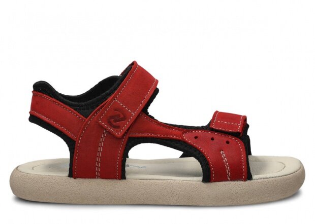 Women's sandal NAGABA 025 red parma leather