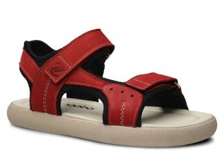 Women's sandal NAGABA 025<br /> red parma leather