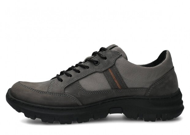 Men's shoe NAGABA 465 grey crazy leather