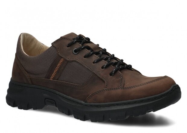 Men's shoe NAGABA 465 olive crazy leather