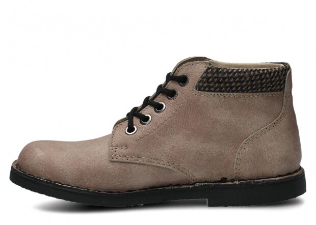 Trekking ankle boot NAGABA 079 beige cloud leather