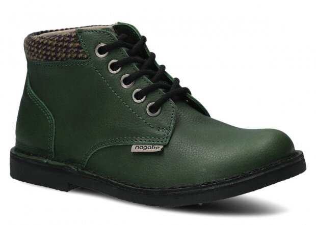 Trekking ankle boot NAGABA 079 green cloud leather