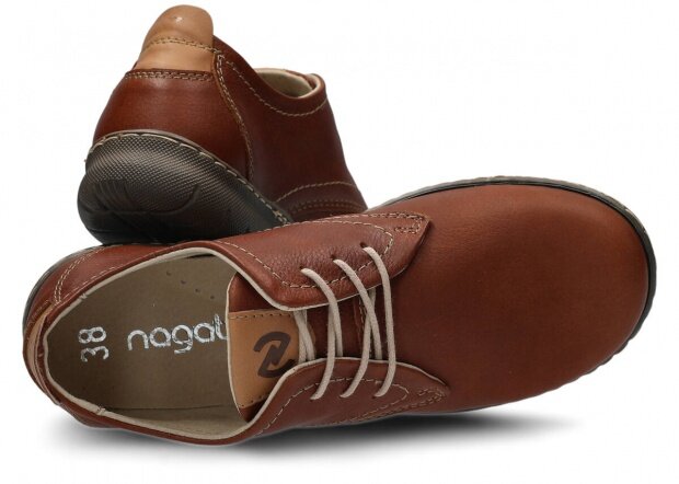 Shoe NAGABA 331 brown cloud leather