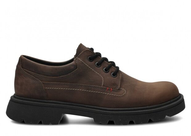 Men's shoe NAGABA 475 olive crazy leather