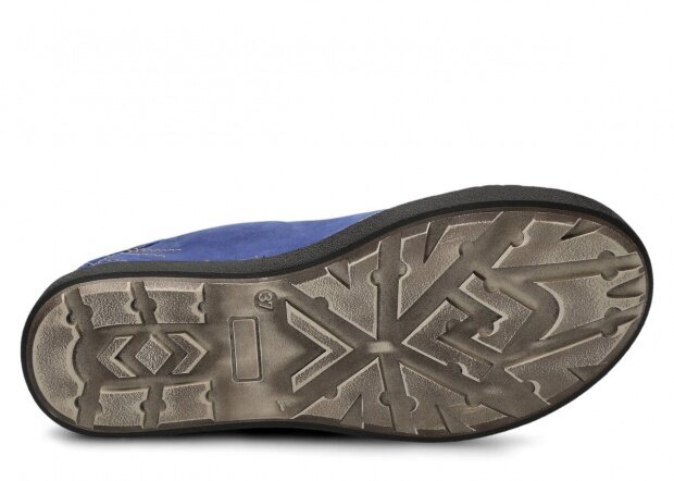 Shoe NAGABA 243 blue crazy leather
