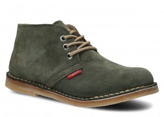 Ankle boot NAGABA 082<br /> khaki velours leather