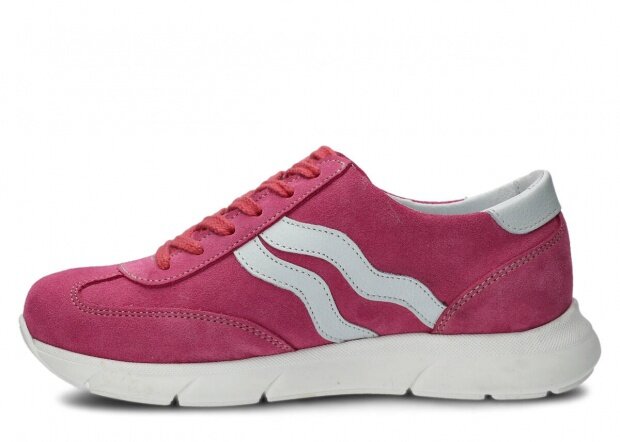 Shoe NAGABA 127 pink velours leather