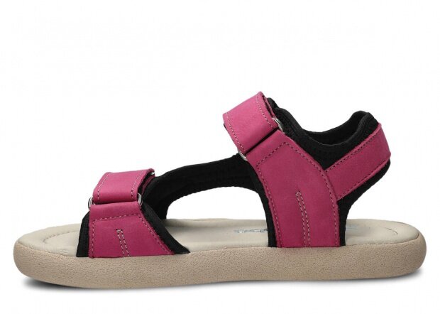 Women's sandal NAGABA 025 pink rustic leather