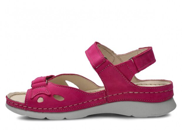 Women's sandal NAGABA 102 pink samuel leather
