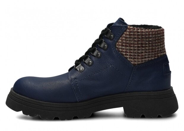 Trekking ankle boot NAGABA 114 navy blue cloud leather
