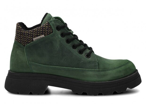 Ankle boot NAGABA 249 green crazy leather