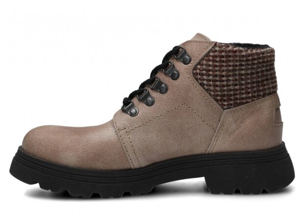 Trekking ankle boot NAGABA 114 beige cloud leather