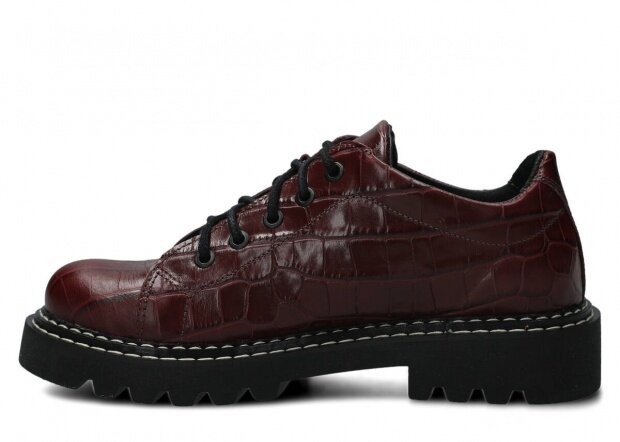 YOUTH SHOE MODEL EV907 BURGUNDY CRAZY - SIZE 39