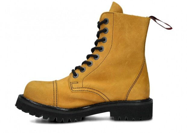 Combat booty NAGABA 8H yellow crazy leather