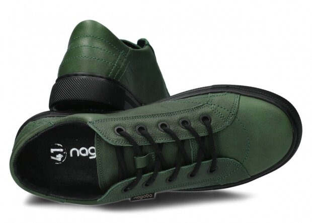 Men's shoe NAGABA 411 green cloud leather