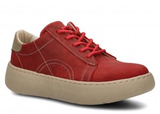 Shoe NAGABA 016<br /> red crazy leather