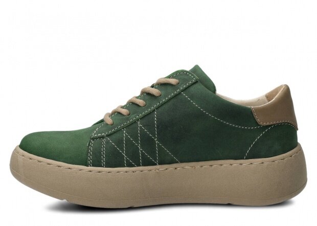 Shoe NAGABA 016 green crazy leather