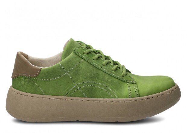 Shoe NAGABA 016 pistachio crazy leather