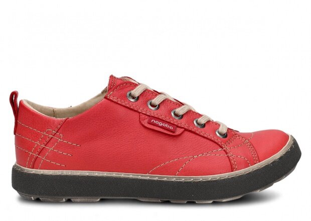 Shoe NAGABA 243 red rustic leather